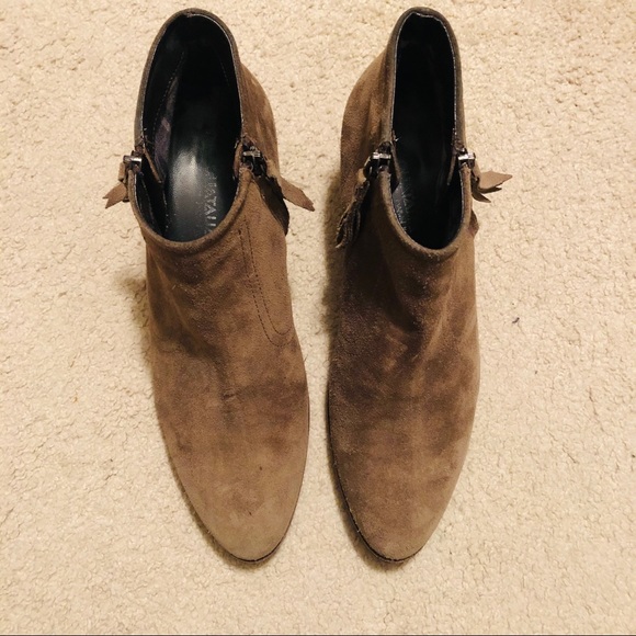 Aquatalia Suede Booties - size 9 - Picture 2 of 7